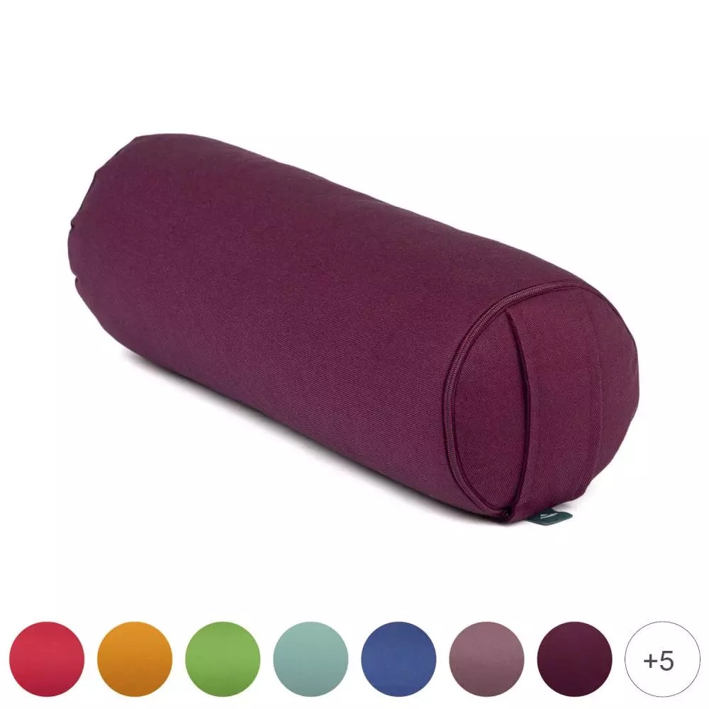 Bodhi Yoga MINI Bolster - Neckroll ECO 100% organikus pamut 38 x 14 cm Szín: Taupe