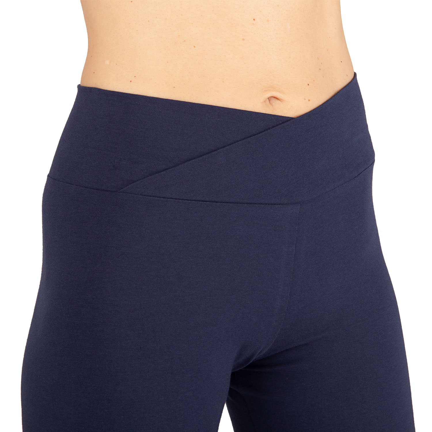 Bodhi Yamadhi Bodhi Yoga Yamadhi Basic Leggins keresztezett derék Organikus pamut leggings kék Méret: XS