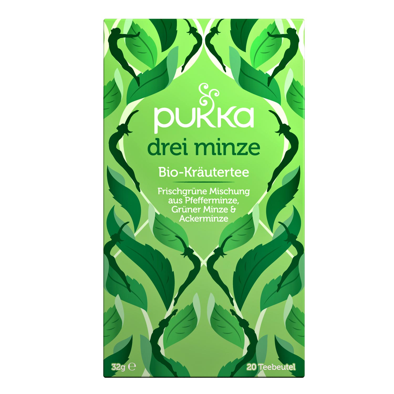 Pukka Herbs PUKKA gyógynövények ájurvédikus organikus tea Háromféle menta 20 teafilter