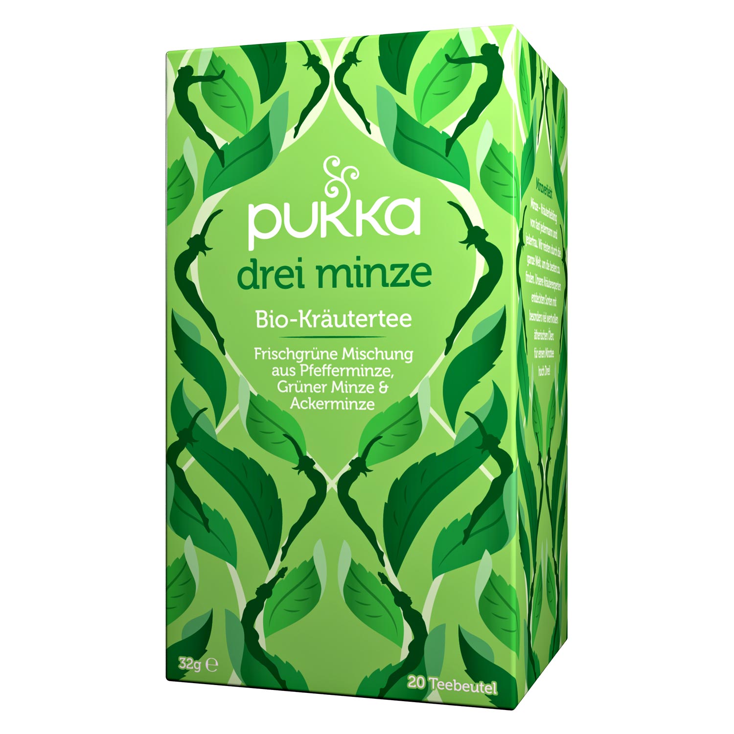 Pukka Herbs PUKKA gyógynövények ájurvédikus organikus tea Háromféle menta 20 teafilter