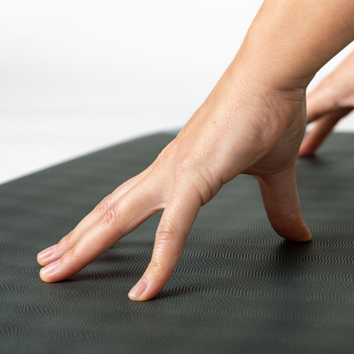Bodhi Yoga Bodhi Ecopro Diamond XXL jóga szőnyeg 200 x 66 cm x 6 mm extra hosszú és széles Szín: szürke
