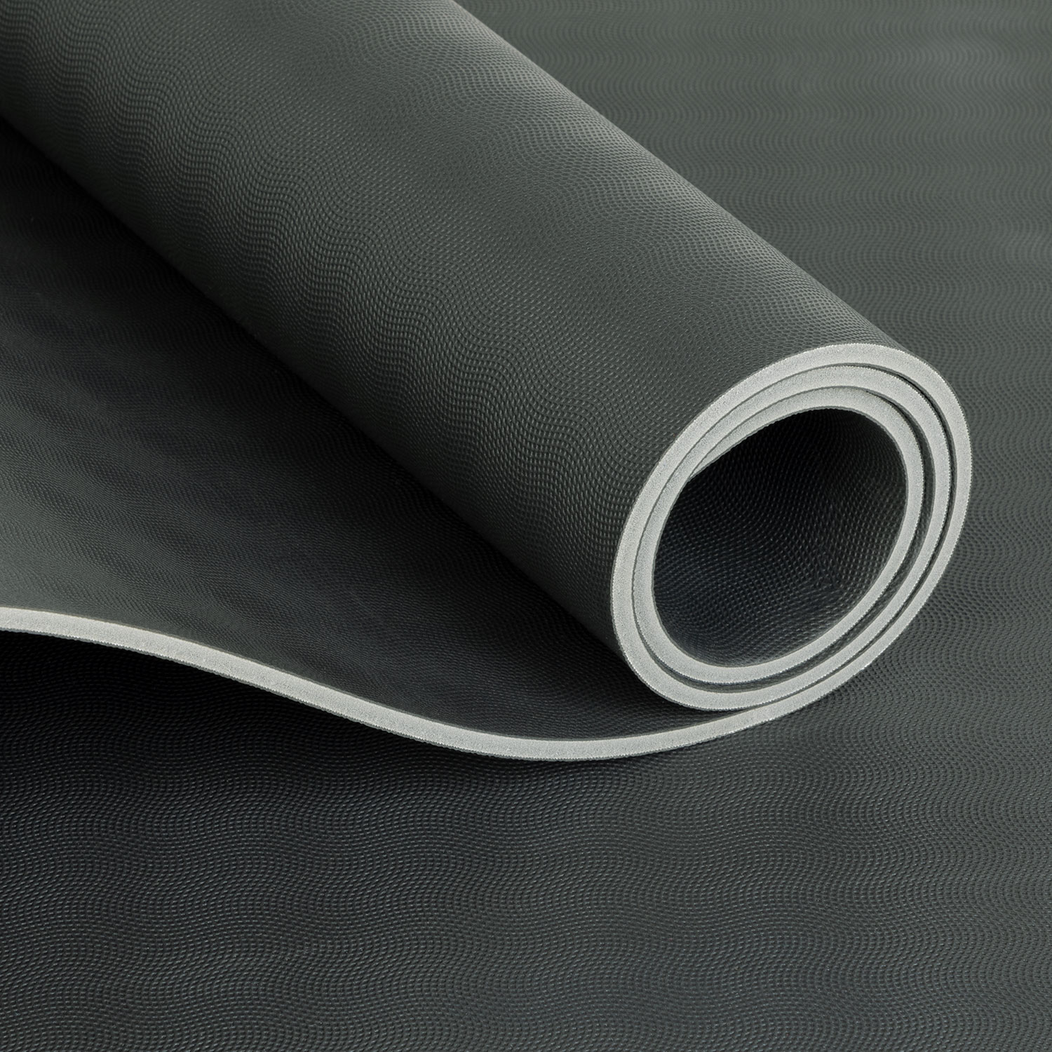 Bodhi Yoga Bodhi Ecopro Diamond XXL jóga szőnyeg 200 x 66 cm x 6 mm extra hosszú és széles Szín: szürke