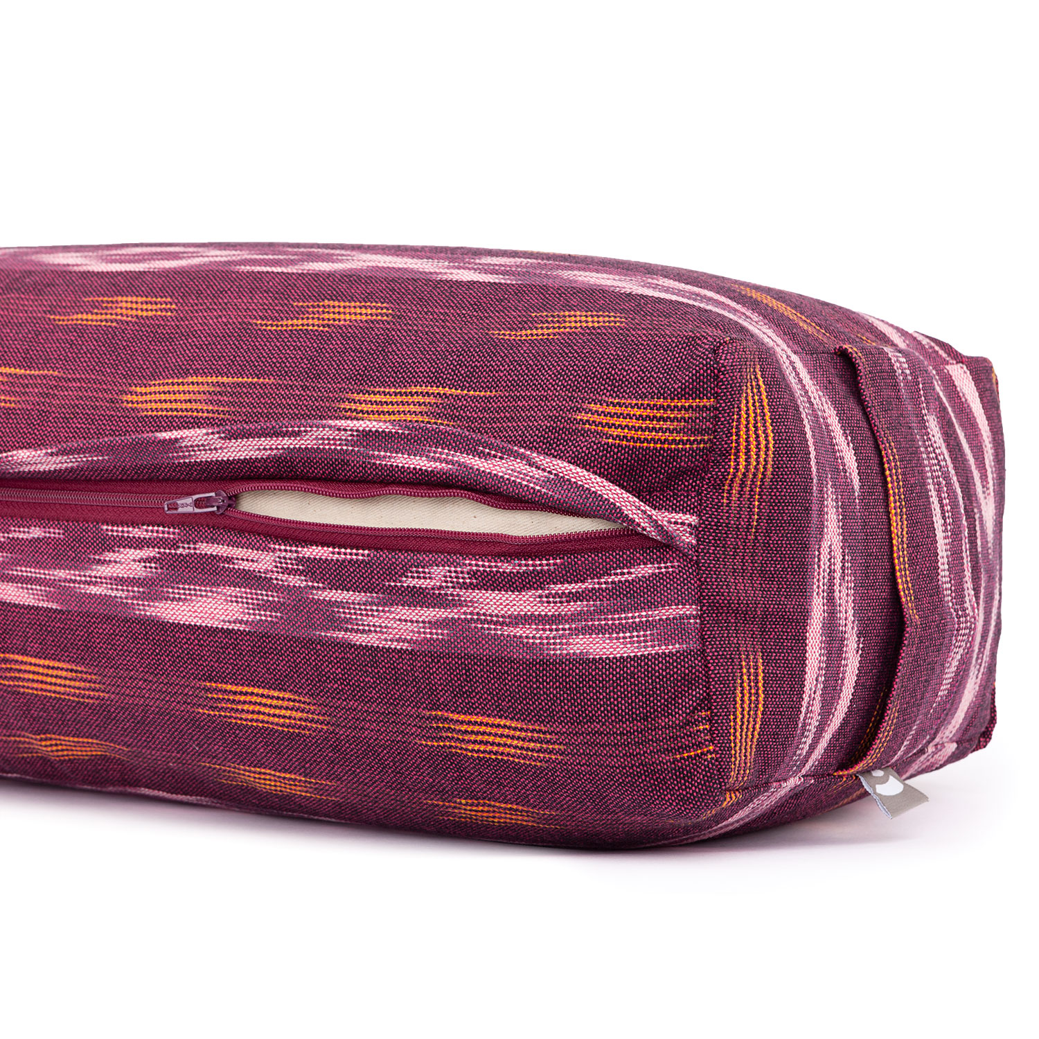 Bodhi Yoga Bodhi Salamba Bolster jógához ETHNO cseppgyűjtemény 100% pamut 64 x 25 cm Farba: Marhuľová