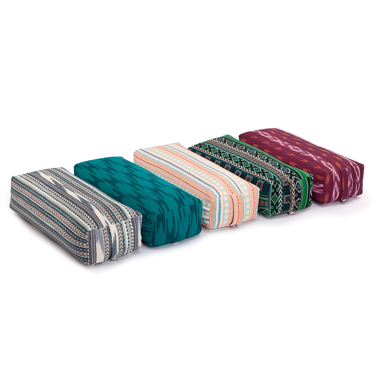 Bodhi Yoga Bodhi Salamba Bolster jógához ETHNO cseppgyűjtemény 100% pamut 64 x 25 cm Farba: Marhuľová