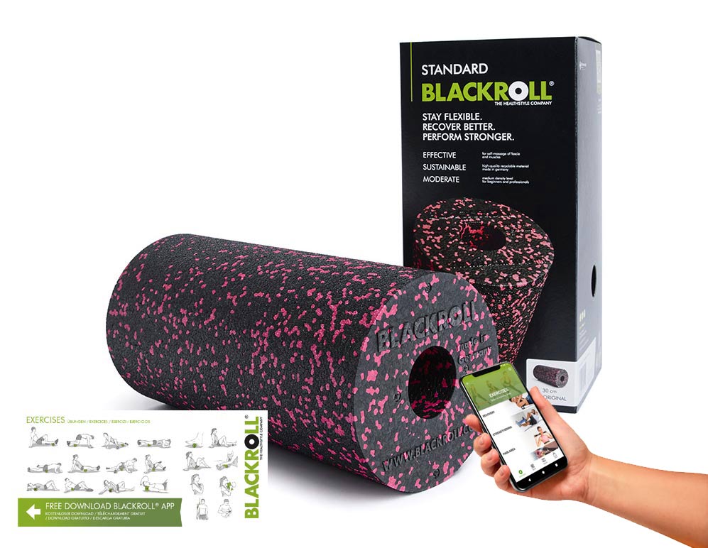 BLACKROLL SMR masszázs henger standard sima 30 x 15 cm Szín: Sárga