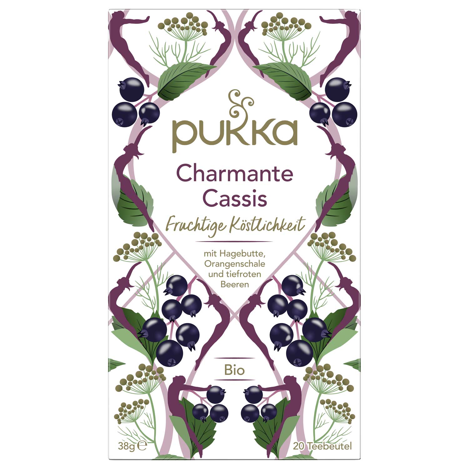 PUKKA Herbs Ayurvédikus BIO tea feketeribizli Beauty Charmante Organic 20 tasak