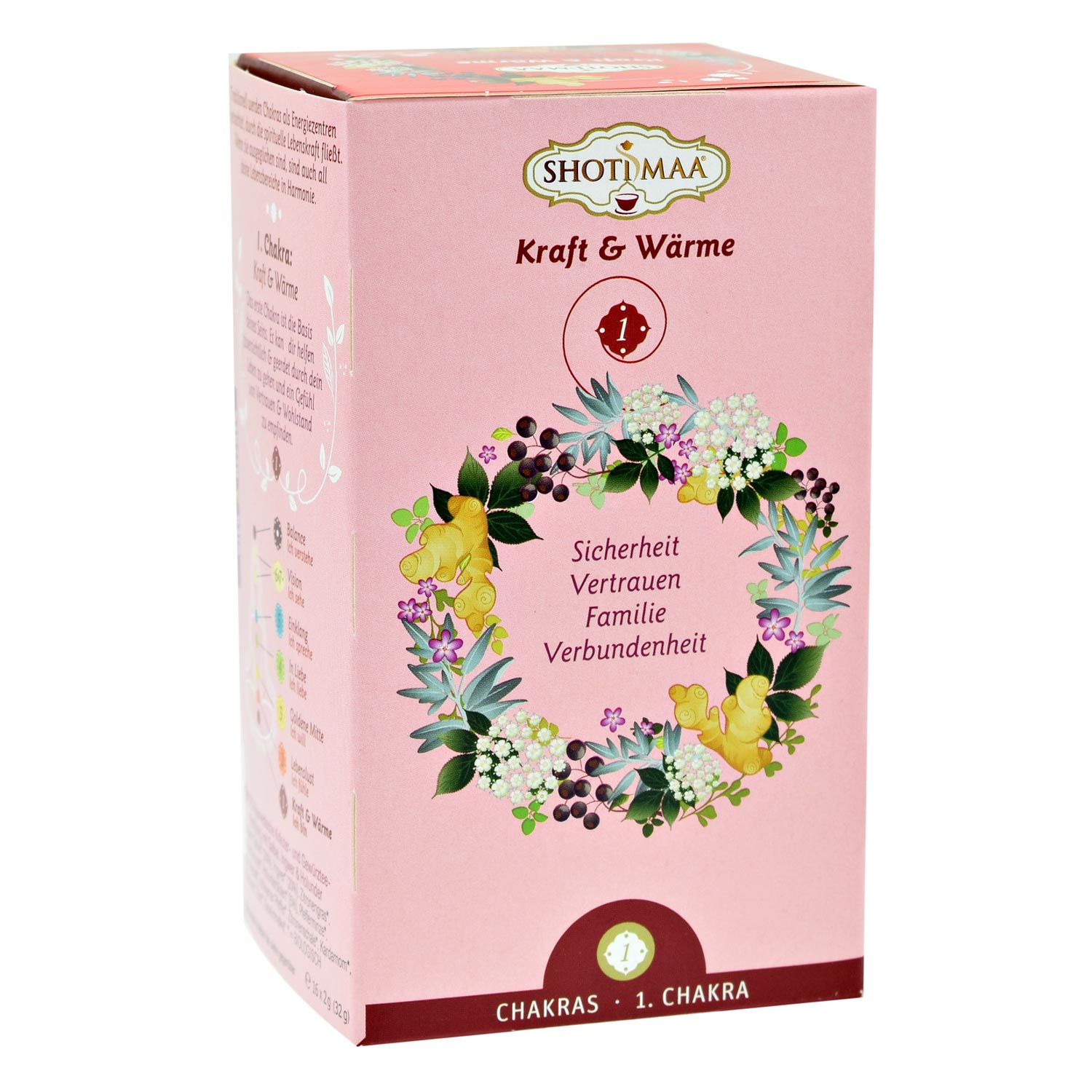 Shoti Maa Tea Shoti Maa ájurvédikus BIO tea zsályával, gyömbérrel és bodzával 16 x 2g