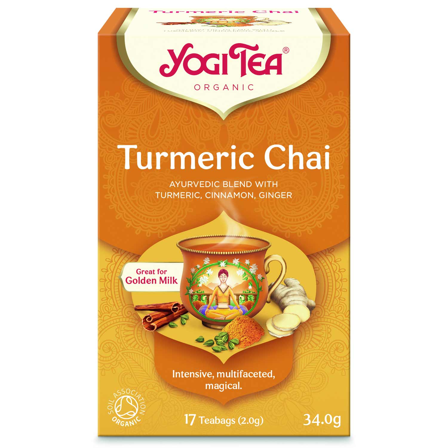 Yogi Tea Kurkuma Chai Kurkuma Tea 17 x 2 g