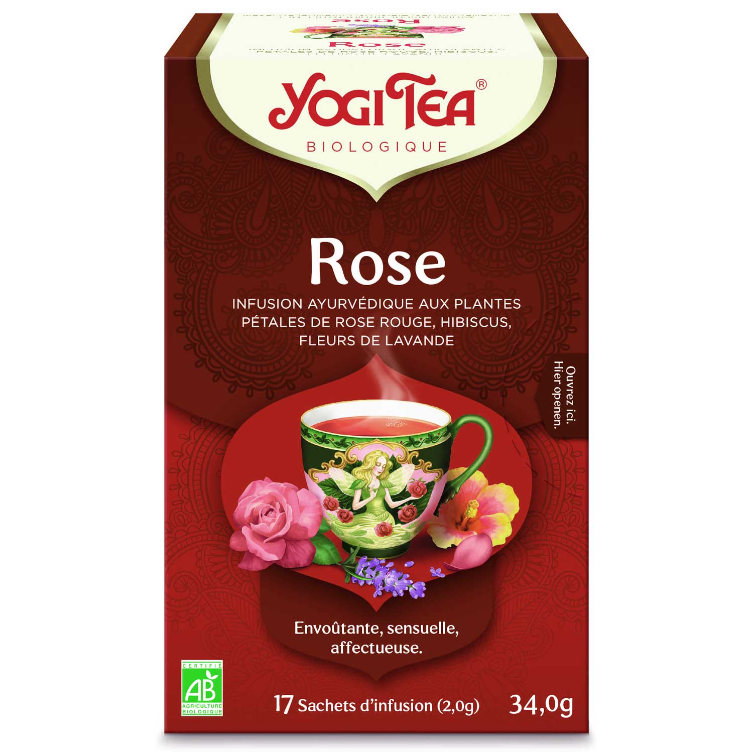 Yogi Tea Rose Tao tea rózsával 17 x 1,8 g
