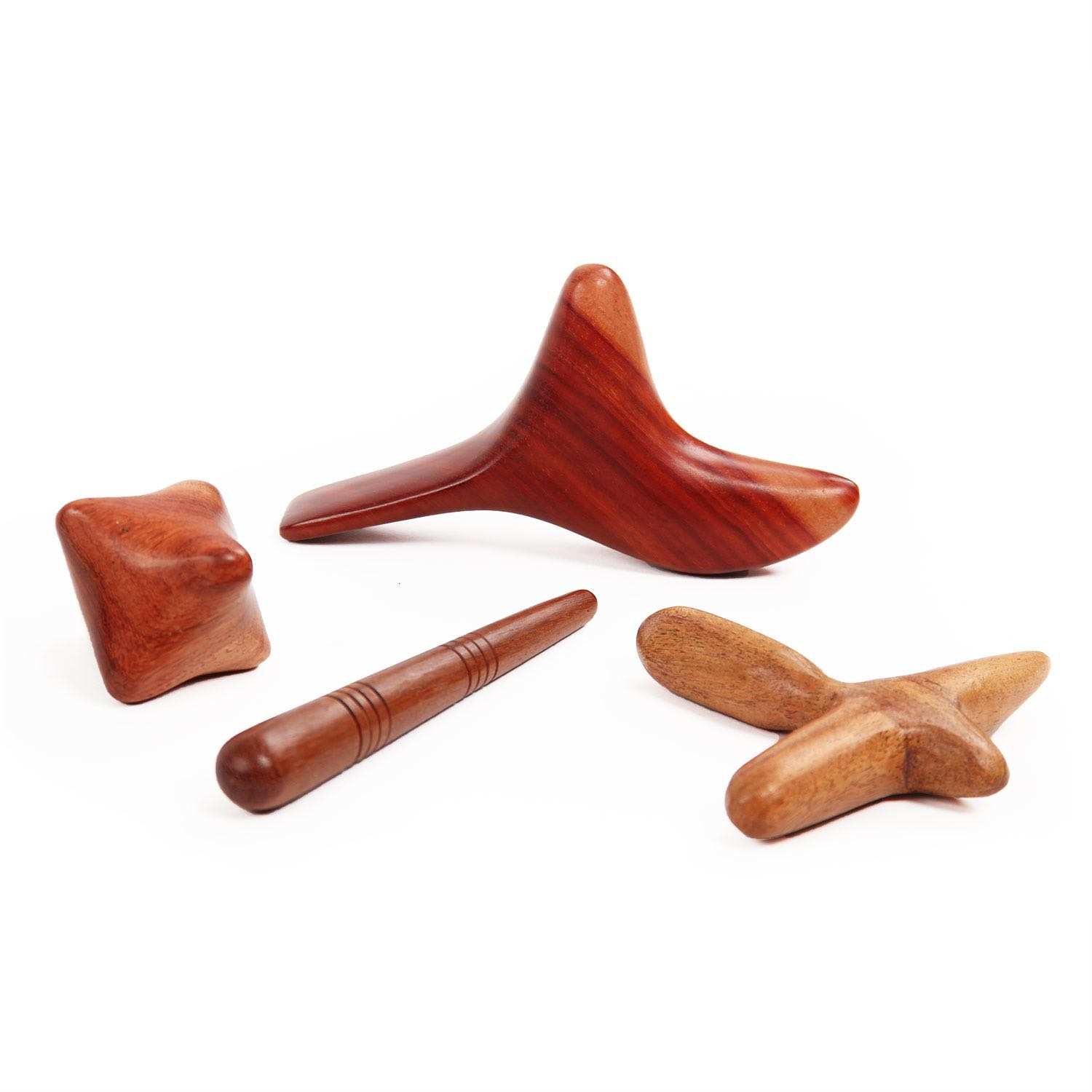 Bodhi Yoga Bodhi Hardwood masszázskellék készlet 4 db