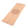 632bdl yoga meditation pilates yogamatte kork blume des lebens liegend