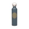 5161ba yoga lifestyle bodhi edelstahl isolierbecher gross blume des lebens weiss front