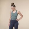 nt024axs tanktop niyama essentials wmn cropped tank racerback dusty turquoise front body