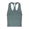 nt024axs tanktop niyama essentials wmn cropped tank racerback dusty turquoise front