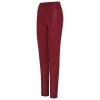 EA0KBXS yoga kleidung yamadhi basic leggins crossed waist burgundy side