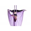 Aerial Yoga JUST Perfect Set súprava siete a karabíny na Fly fit a Aerial vhodná aj pre deti - 7 m (Farba Čierna)