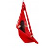 Aerial Yoga JUST Perfect Set súprava siete a karabíny na Fly fit a Aerial vhodná aj pre deti - 7 m (Farba Čierna)