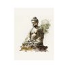 Flexity plagát na stenu Buddha - Siddhártha Gautama 30x40 cm, 250 g papier (Typ 8)
