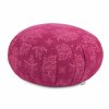 983ml meditation maharaja collection gemsutertes meditationskissen zafu lotus berry