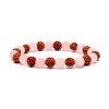 Flexity Rudraksha náramok na ruku (Typ Tiger eye, Lava stone)