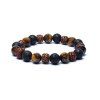 Flexity Rudraksha náramok na ruku (Typ Tiger eye, Lava stone)