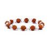 Flexity Rudraksha náramok na ruku (Typ Tiger eye, Lava stone)