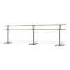 Dinamica Ballet Double Portable Ballet Barre PINA (Typ 2 supports, Dĺžka 3 m - wheels)