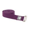 Bodhi Joga Popruh ASANA BELT PRO s kovovou sponou 3 m (Farba Tmavomodrá)