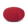 Bodhi Meditačný vankúš ZAFU ECO Basic náplň špalda 38,5 cm x 20,5 (Farba Baklažánová)