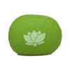 951lg meditationskissen oval eco guren mit lotus stickerei stehend