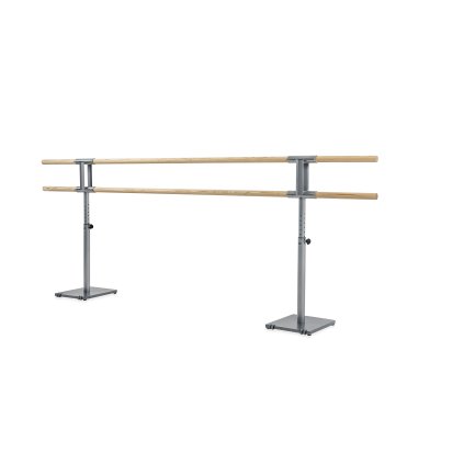 5 GISELLE height adjustable double ballet barre with wheels