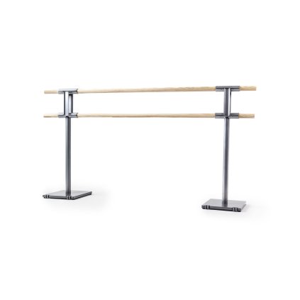 Dinamica Ballet Double Portable Ballet Barre PINA (Typ 2 supports, Dĺžka 3 m - wheels)