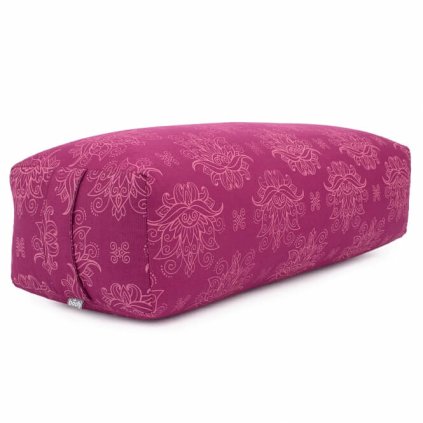986ml yoga maharaja collection salamba bolster gemustert 64 x 25 x 17 cm lotus berry