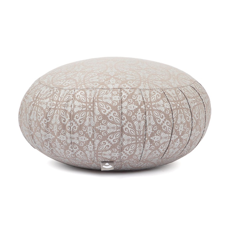 Bodhi Yoga Bodhi Zafu pernă de meditație Maharaja 34,5 x 19,5 cm - spelt Culoare: Taupe
