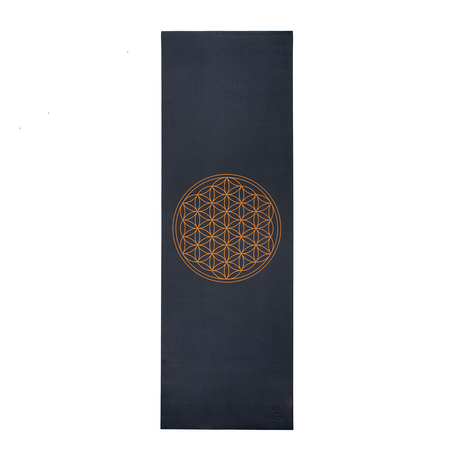 Bodhi Yoga Bodhi Leela Flower of Life – Covoraș de yoga Flower of Life, culoare antracit, 183 x 60 cm x 4 mm