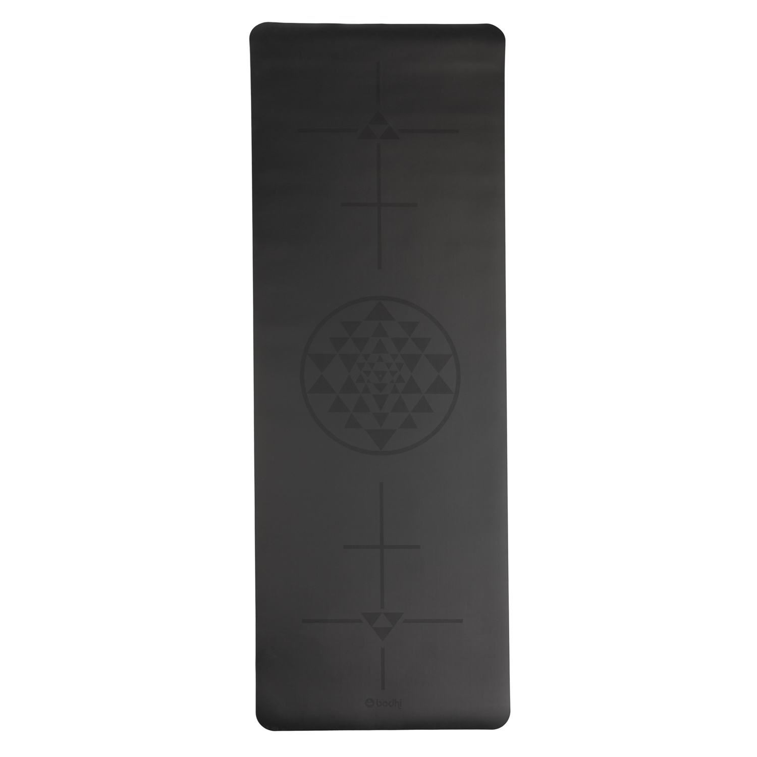 Bodhi Yoga Bodhi PHOENIX YANTRA Tribal anti-alunecare PU yoga mat negru 185 x 66 cm x 4mm