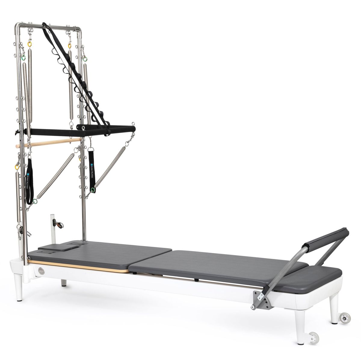 Elina Pilates Nubium Reformer 249 cm Culoare: Alb cu turn