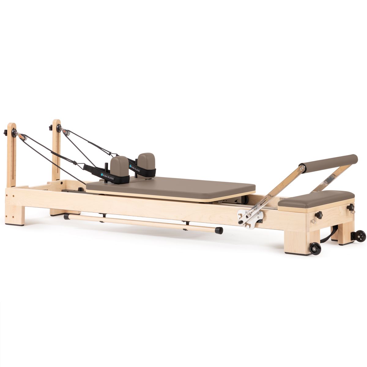 Elina Pilates Reformer din lemn Lignum 242 cm Culoare: Maro