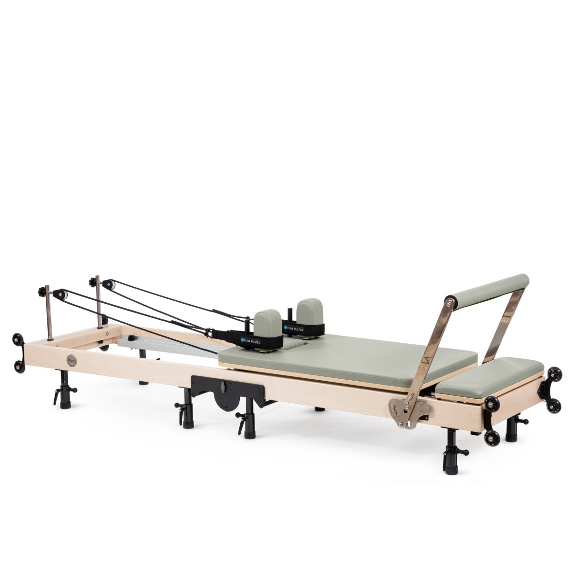Elina Pilates Fold Reformer - Reformer Pilates pliabil pentru uz casnic Culoare: Iceberg Green