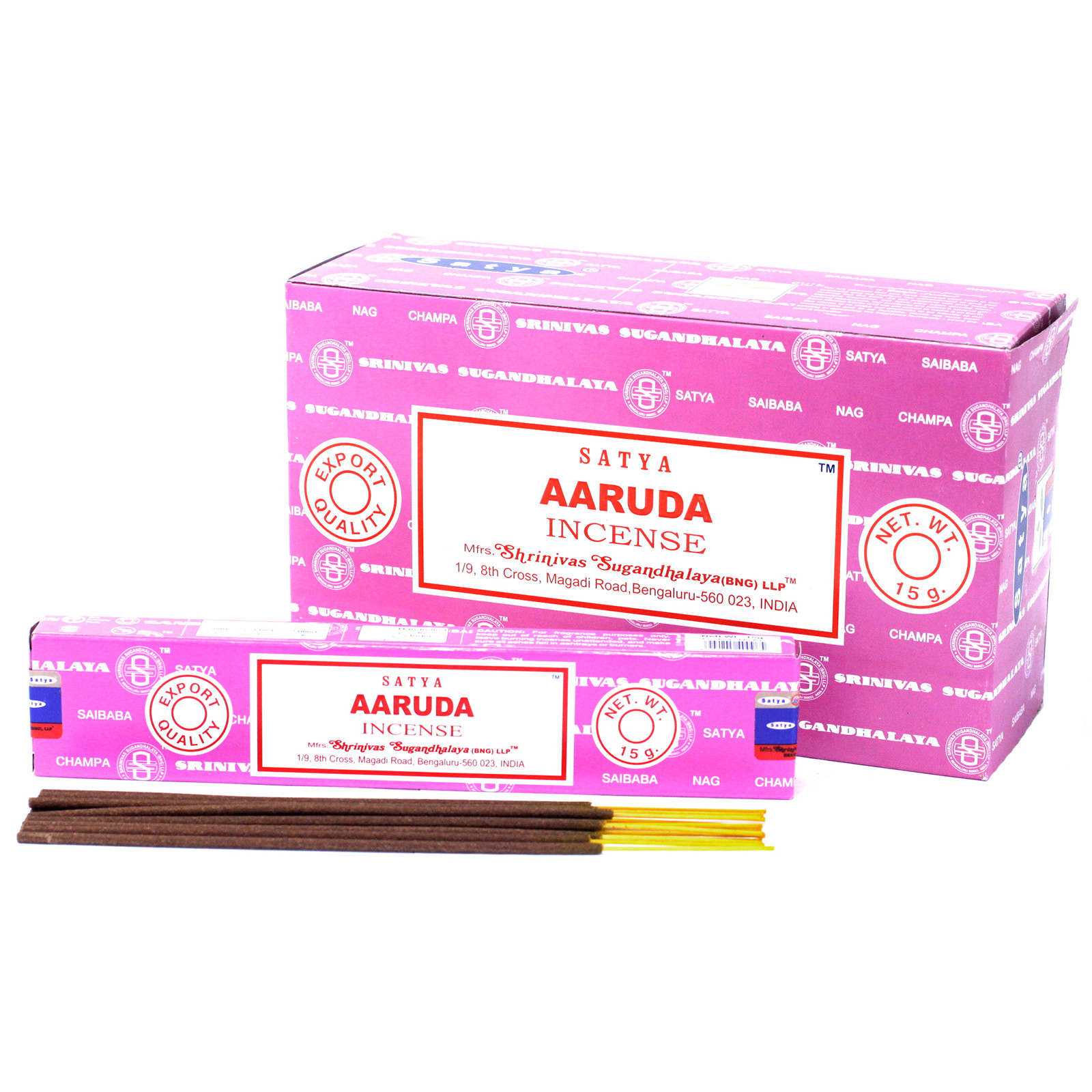 Ancient Wisdom Bețișoare parfumate AWG Satya Aaruda – 15 g