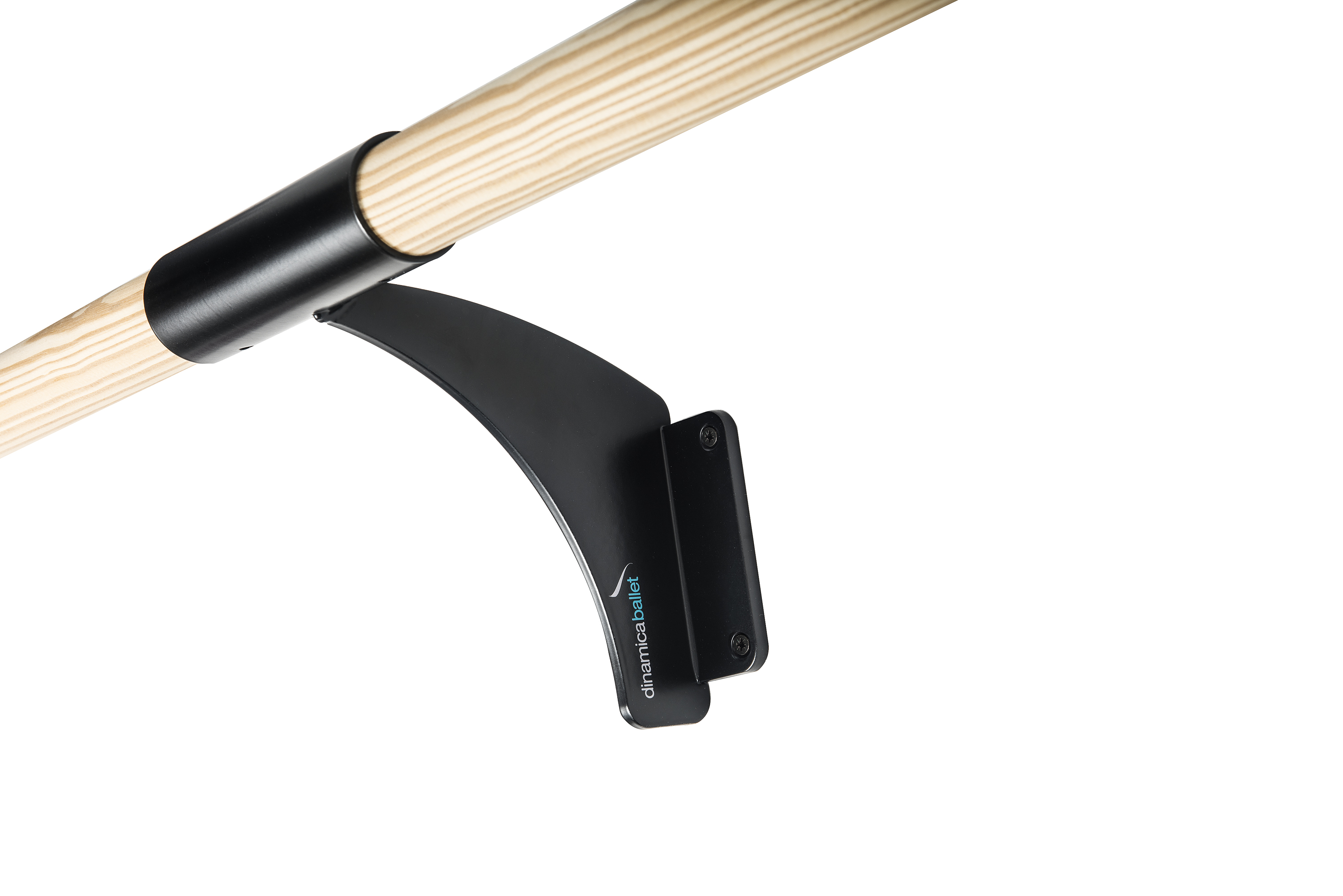 Suport de perete pentru bară de balet Dinamica ARABESQUE Culoare: Black SIMPLE