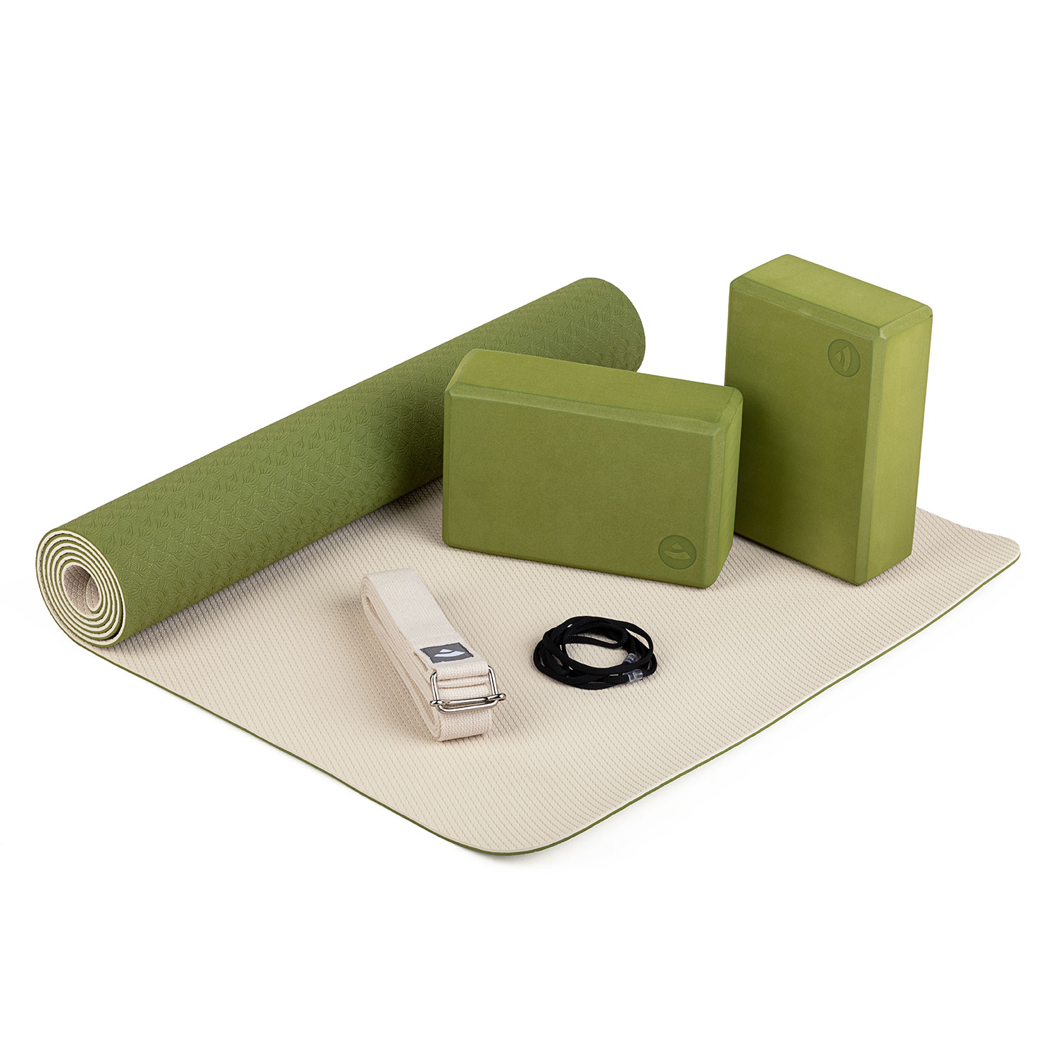 Set Bodhi Yoga pentru Începători - Verde