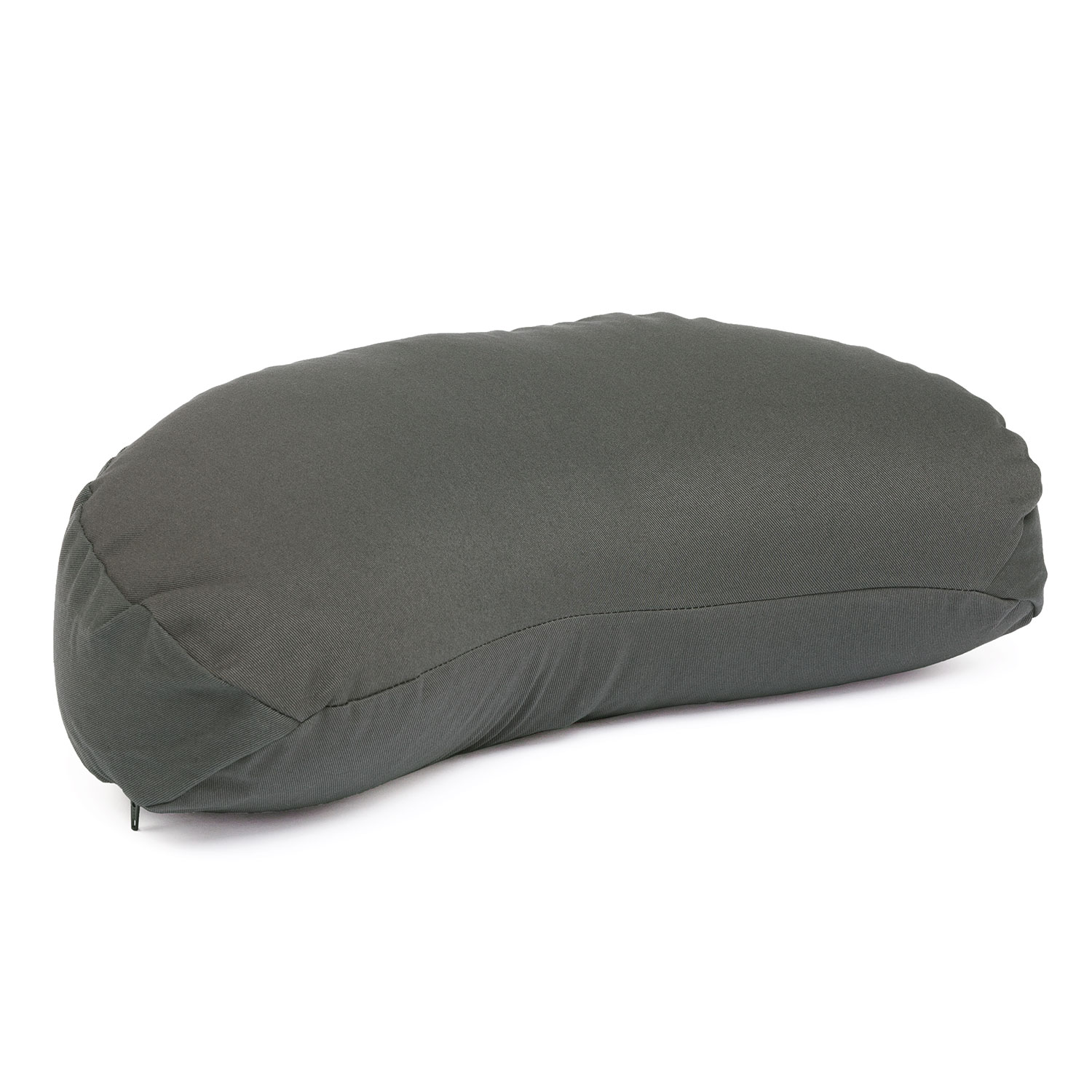 Pernă de meditație Bodhi Yoga YOGI MOON ECO, umplută cu coji de hrișcă, 42 x 20 x 12 cm Culoare: Gri (antracit)