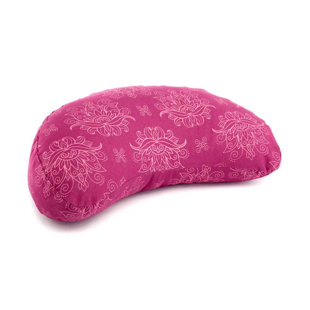 Bodhi Yoga Pernă de meditație tip semilună Bodhi Yogi Moon Maharaja 42 x 13 x 20 cm Culoare: Lotus Berry roz