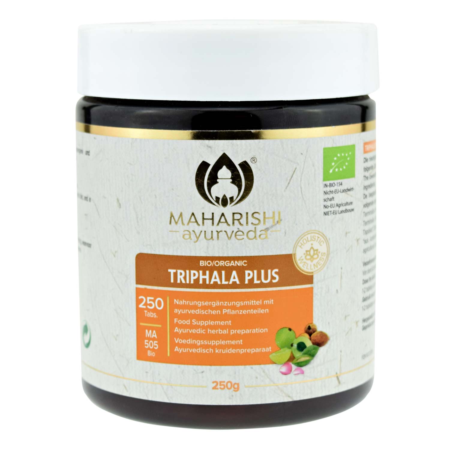 Maharishi Ayurveda Triphala Plus 60, 250 tablete BIO Volum: 250 ks