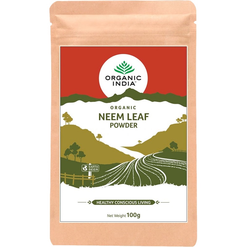 Organic India Pudră din frunze de Neem organică din India, 100 g