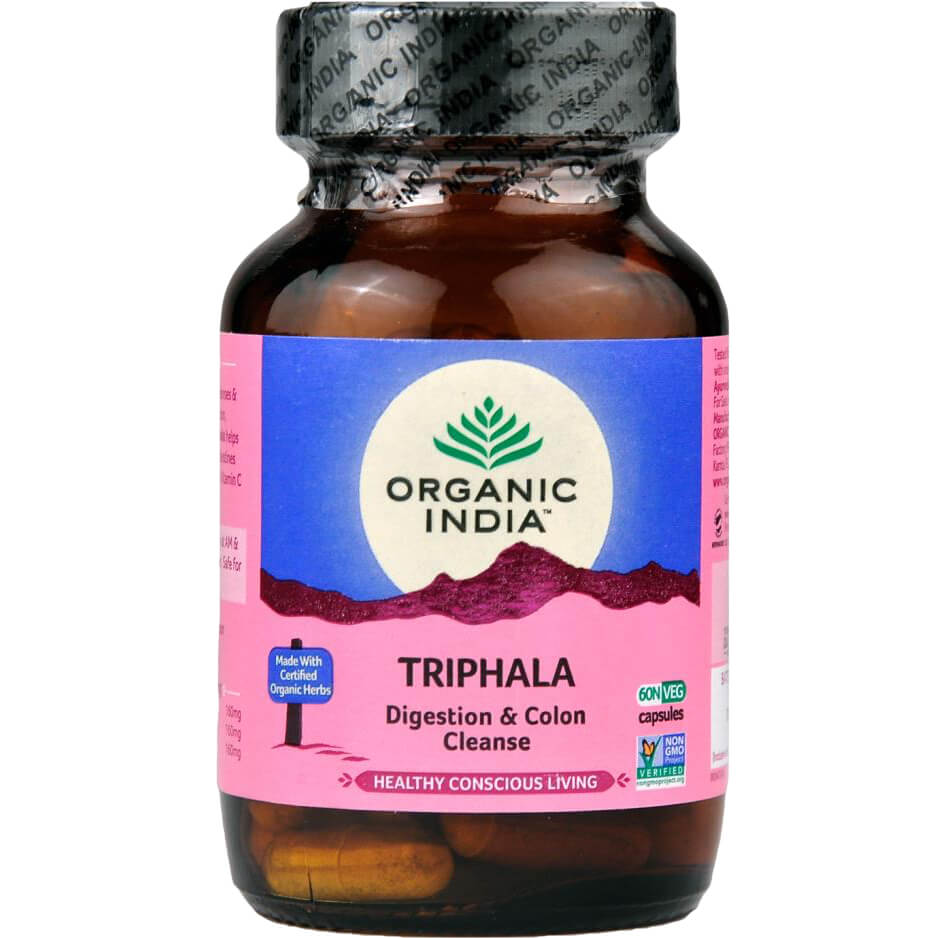 Capsule Triphala Organic India 60 buc. - Detoxifiant pentru organism