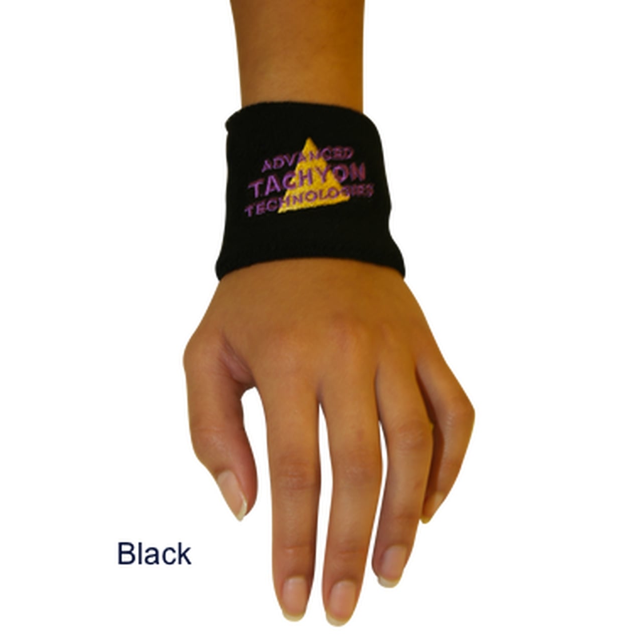Tachyon Technologies Manșete Tachyon pentru absorbția transpirației, set de 2 bucăți Culoare: Negru