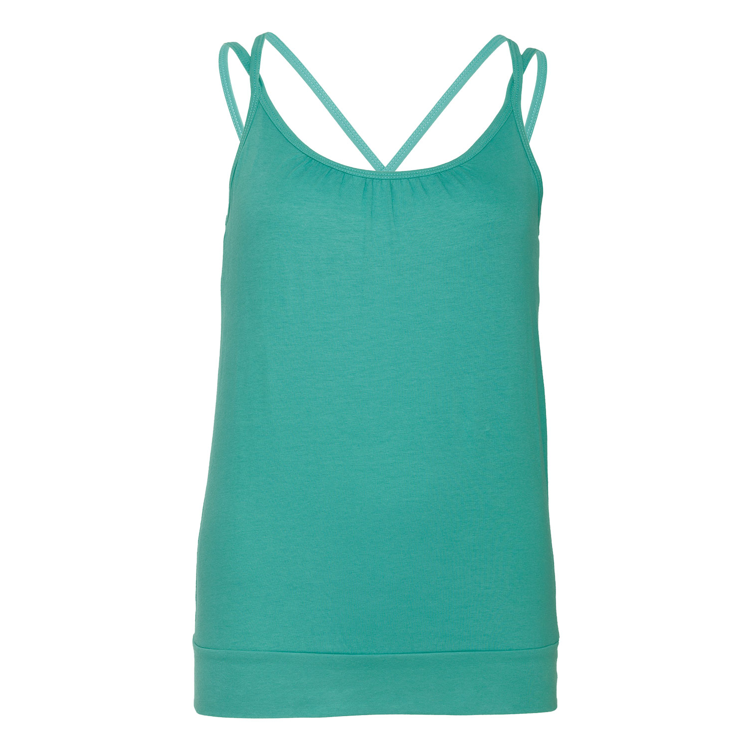 Bodhi Yamadhi Bodhi Yoga Yamadhi Spaghetti Top din bumbac organic verde Mărime: M