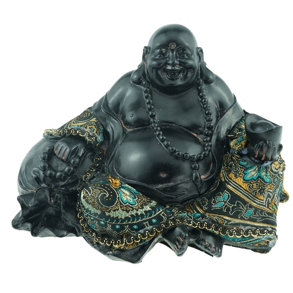 Phoenix Import Buddha chinezesc pentru fericire și prosperitate 20 x 12 x 13 cm